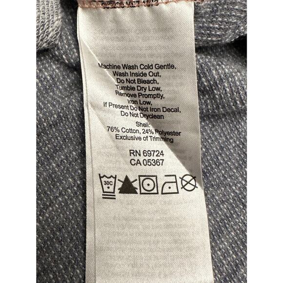 COLUMBIA SPORTSWEAR Sweatshirt Womens XS Lightweight Boho 3/4 Sleeve Gray - Picture 6 of 9